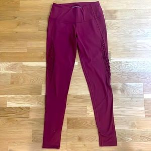 Red Victoria’s Secret leggings